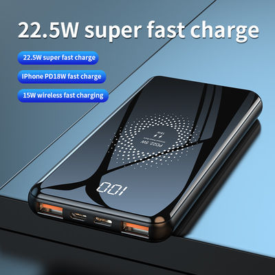 검은색 삼성 패스트 충전 무선 충전 패드, 10000mAh 파워 뱅크 15w