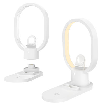 다기능 고속 퀴 LED 램프, 3인1 밤 램프 무선 충전기