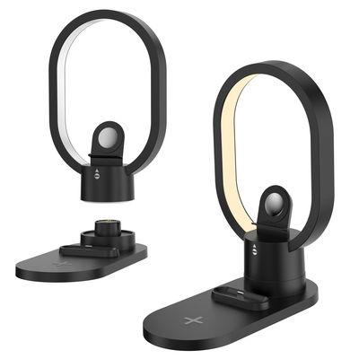 다기능 고속 퀴 LED 램프, 3인1 밤 램프 무선 충전기