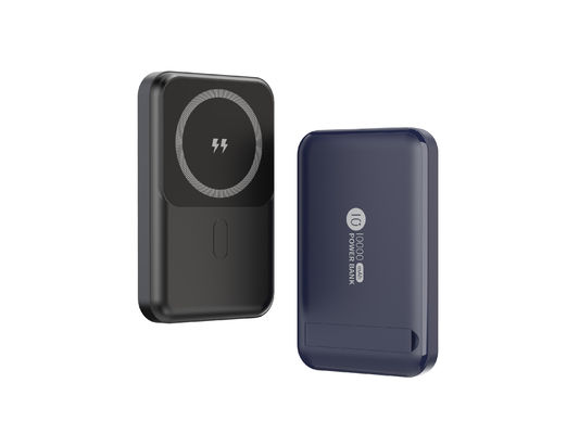 마그네틱 파워 뱅크 휴대용 충전기, 아이폰용 빠른 휴대용 충전기 1000mAh