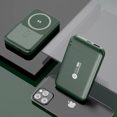 마그네틱 파워 뱅크 휴대용 충전기, 아이폰용 빠른 휴대용 충전기 1000mAh