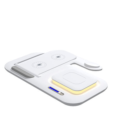 LED ABS 자석 5 In 1 무선 충전기 야간 빛 기능 애플 사용